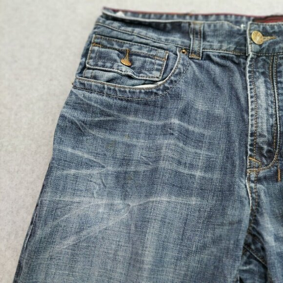 NXP Northern Explosion Jack Tapered Point Zero Distressed Jeans 38x31 - Picture 5 of 16